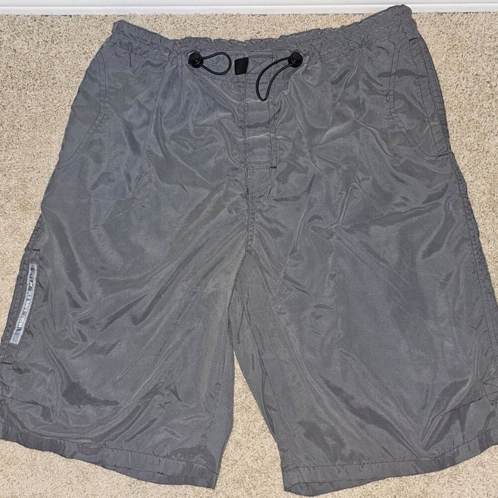 Old Navy Grey Swim Shorts (no liner)- Mens Large